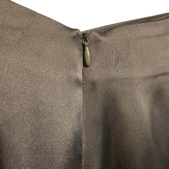 ZARA SATIN KNOTTED MIDI MAXI SKIRT SIZE L - Picture 7 of 14